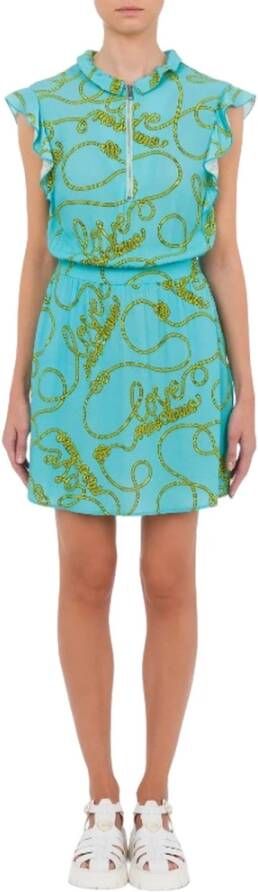 Love Moschino Dag korte jurk Groen Dames