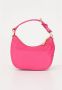 Love Moschino Fuchsia Mini Tas met Verstelbare Band en Ritssluiting Pink Dames - Thumbnail 2