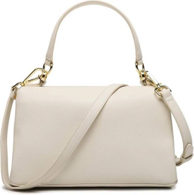 Love Moschino Elegante Ivory Tas voor de Moderne Vrouw Beige Dames