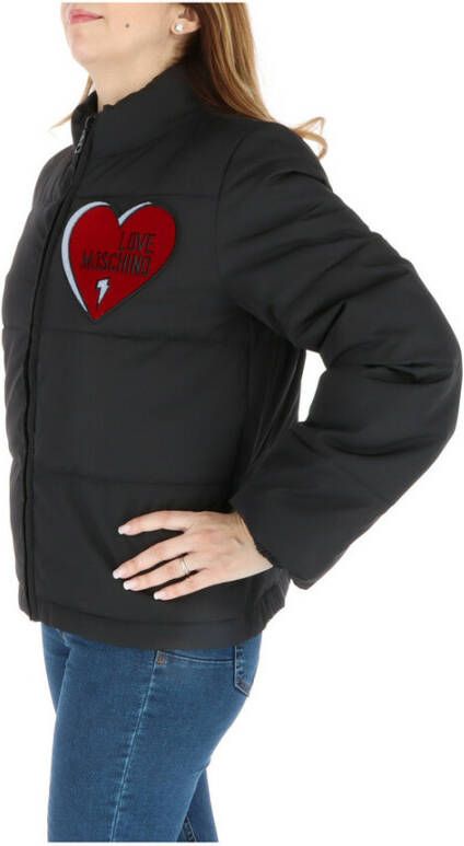 Love Moschino Jackets print zip pockets Zwart Dames