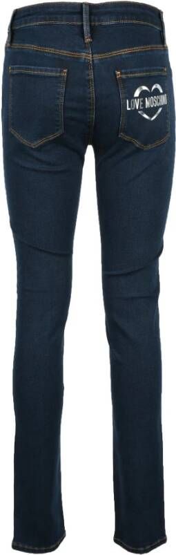 Love Moschino Blauwe Jeans voor Vrouwen Blauw Dames