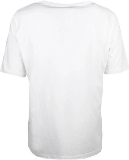 Love Moschino Kleurrijk Print T-shirt White Dames