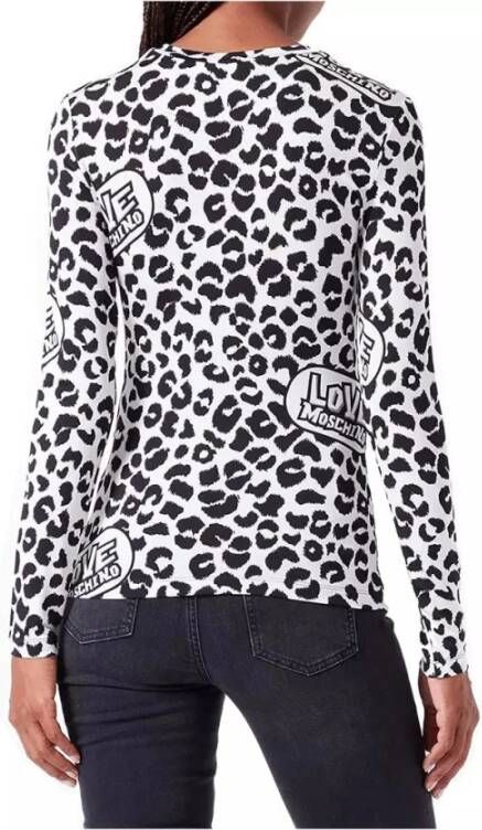 Love Moschino Long Sleeve Tops Wit Dames