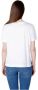 Love Moschino Dames T-shirt met V-hals in het wit White Dames - Thumbnail 2