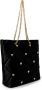 Love Moschino Zwarte shopper tas met hartjesketting Black Dames - Thumbnail 6