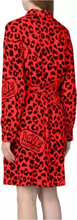 Love Moschino Short Dresses Rood Dames