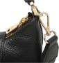 Love Moschino Zwarte tas met gegraveerd logo en gouden details Black Dames - Thumbnail 3