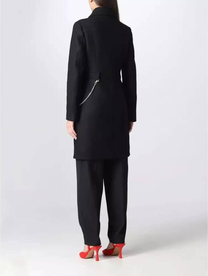 Love Moschino Single-Breasted Coats Zwart Dames