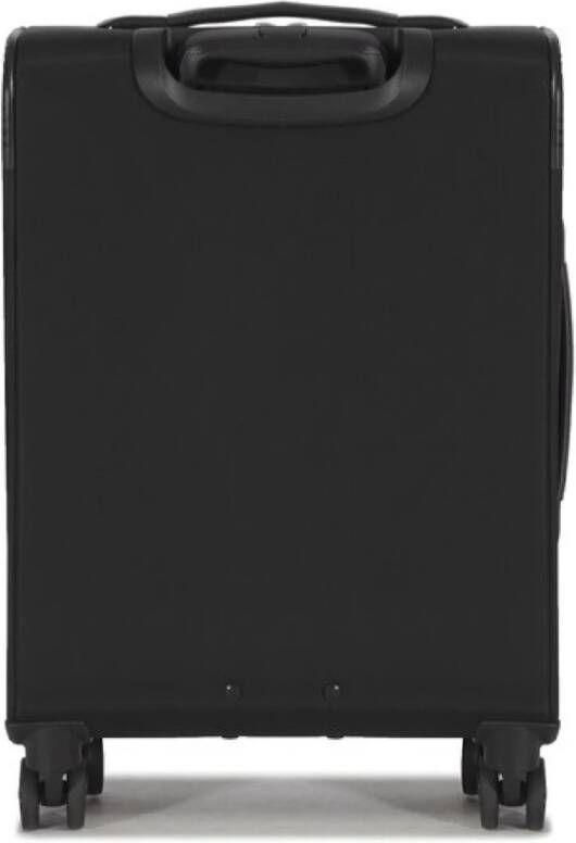Love Moschino Kleine Nero Bianco Nylon Trolley Zwart Dames