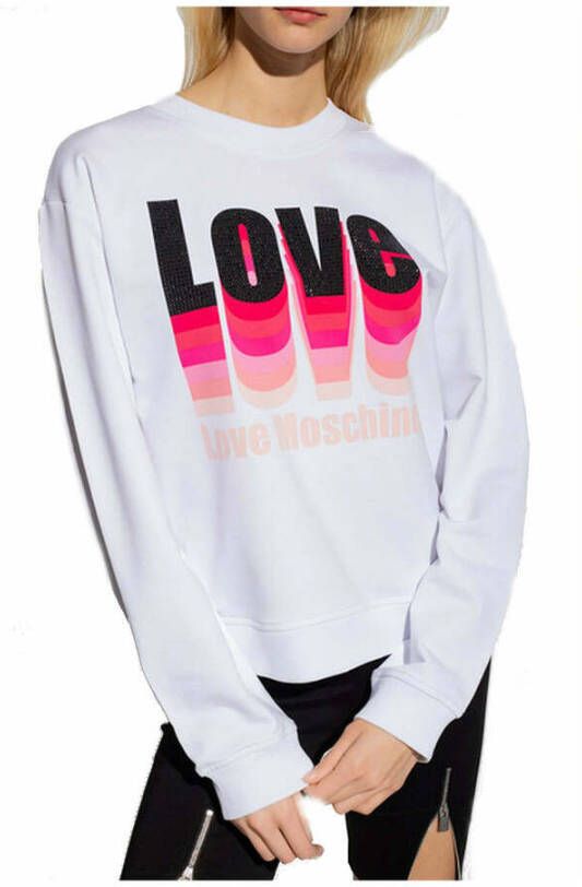 Love Moschino Trainingsshirt Wit Dames