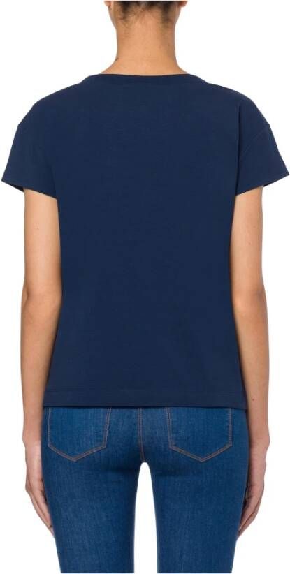 Love Moschino T-shirt Blauw Dames