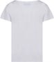 Love Moschino Witte T-Shirt Natuurlijk en Licht White Dames - Thumbnail 4