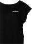 Love Moschino T-Shirt met Geborduurd Logo Zwart Dames - Thumbnail 2