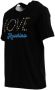 Love Moschino Zwarte katoenen T-shirt met multicolor logo Zwart Dames - Thumbnail 2