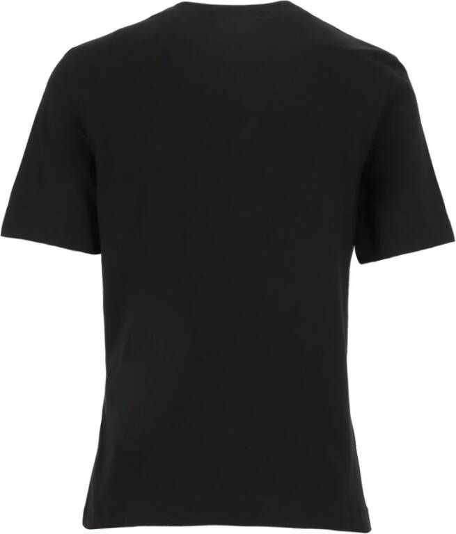 Love Moschino Katoenen T-shirt met Logo Print Zwart Dames