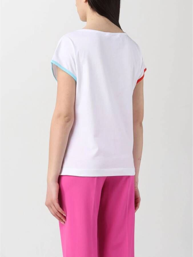 Love Moschino Logo Print Dames T-shirt Wit Dames