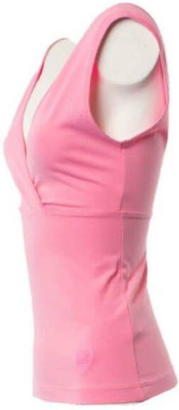 Love Moschino Mouwloze top met V-hals Roze Dames