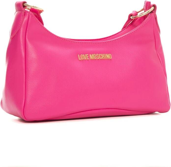 Love Moschino Verstelbare schoudertas met ritssluiting Roze Dames