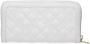 Love Moschino Gewatteerde witte portemonnee met metalen logo White Dames - Thumbnail 2