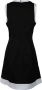 Love Moschino Zwart Witte Jurk Collectie Zwart Dames - Thumbnail 2