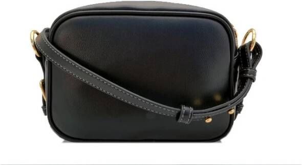 Love Moschino Zwarte Schoudertas van Eco-leer Zwart Dames