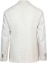 Lubiam Dubbelbreasted Regular Fit Jas Wit White Heren - Thumbnail 2