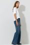 LUISA CERANO Organisch Katoenen Slim-Fit T-Shirt White Dames - Thumbnail 2