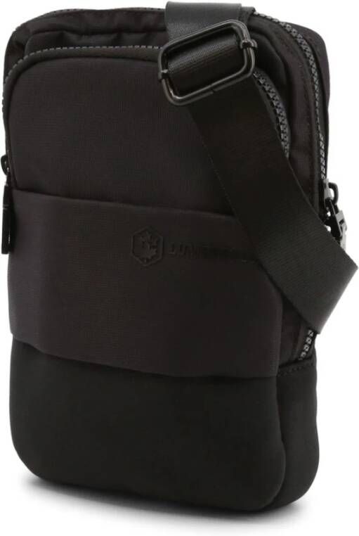 Lumberjack Men& Crossbody Bag Zwart Unisex