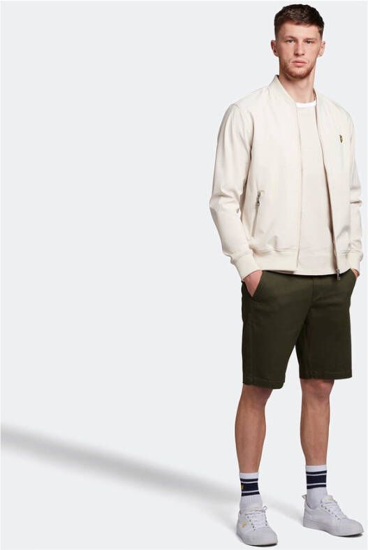 Lyle & Scott Bomberjack Wit Heren