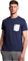 LYLE & SCOTT Heren Polo's & T-shirts Contrast Pocket T-shirt Wit - Thumbnail 5
