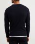 Lyle & Scott Crew Jumper Merino Kn400Vc-Z271 Blauw Heren - Thumbnail 2