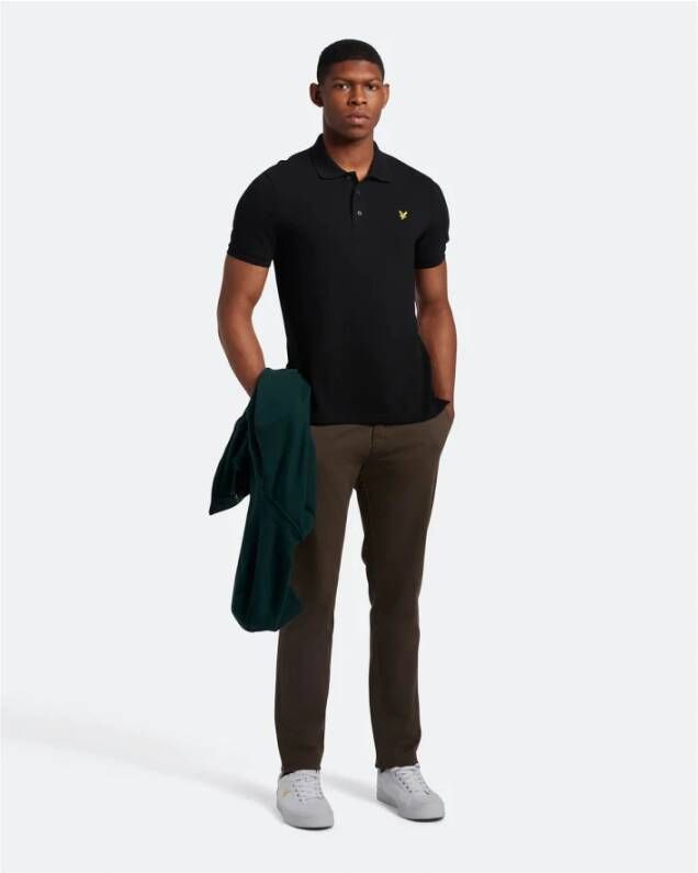 Lyle & Scott Effen polo grote maten Zwart Heren