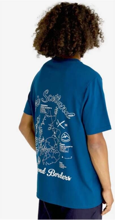 Lyle & Scott Korte Mouw T-shirt Klassiek Model Blauw Heren