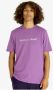 Lyle & Scott Korte Mouw T-shirt Purple Heren - Thumbnail 2