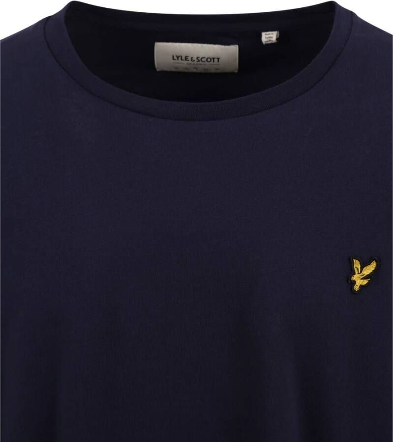 Lyle & Scott Lyle and Scott T-shirt Donkerblauw Blauw Heren