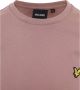 Lyle & Scott Plain T-shirt lichtroze Ts400Vog Roze Heren - Thumbnail 8