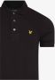 Lyle & Scott Polo- L&S Plain Shirt S S Zwart Heren - Thumbnail 2