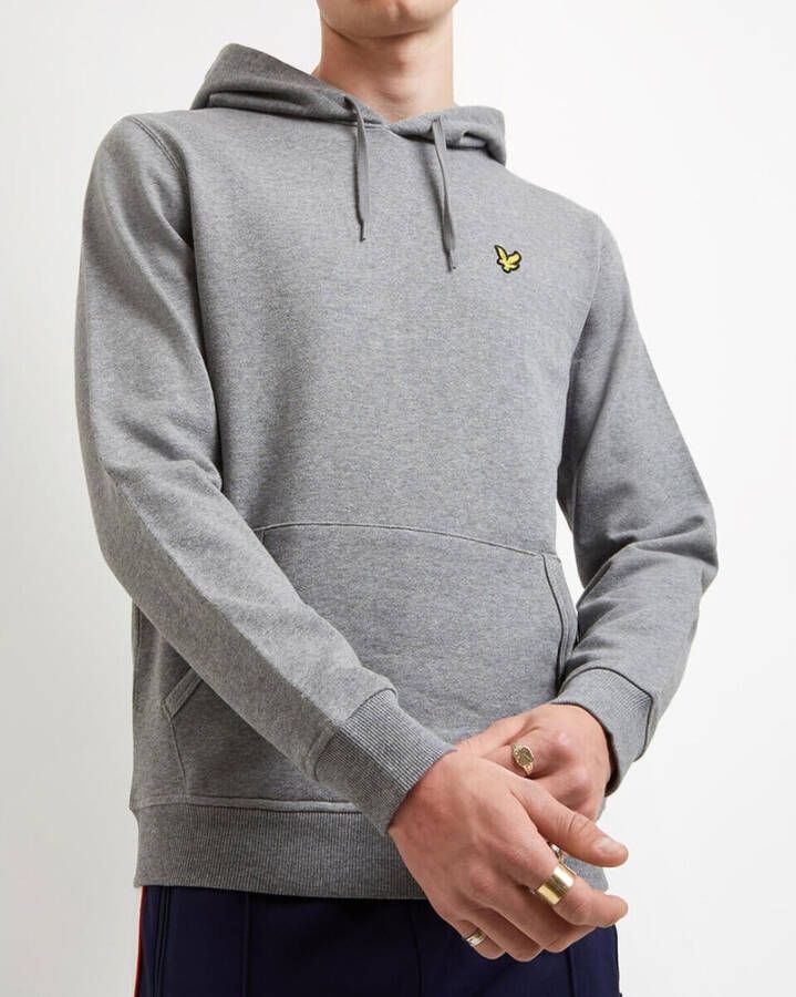 Lyle & Scott Pullover Hoodie Marl Grijs Heren