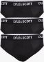 Lyle & Scott 3-Pack Owen Stretch Katoenen Slipjes Black Heren - Thumbnail 2