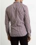 Lyle & Scott Slim Fit Gingham -Overhemd Purple Heren - Thumbnail 2