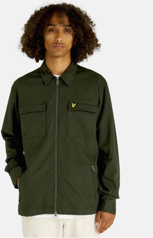Lyle & Scott Stijlvolle Jas Groen Heren