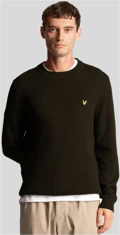 Lyle & Scott Stijlvolle Pullover Bruin Heren
