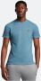 Lyle & Scott Crest Tipped T-shirt blauw Ts1805V Blauw Heren - Thumbnail 2