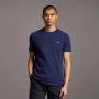 Lyle & Scott T-Shirt- L&S Plain S S Blauw - Thumbnail 1