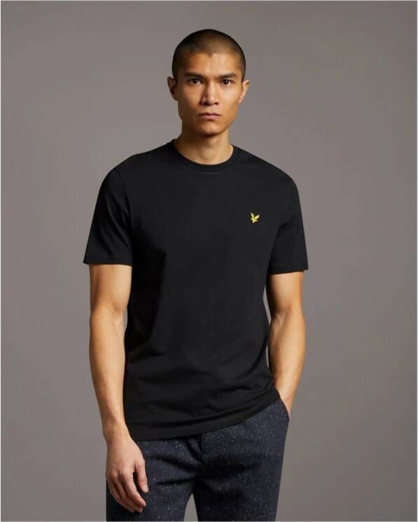 Lyle & Scott T-Shirt- L&S S Plain Zwart Heren