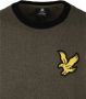 Lyle and Scott Lyle & Scott Trui Logo Olijfgroen - Thumbnail 3