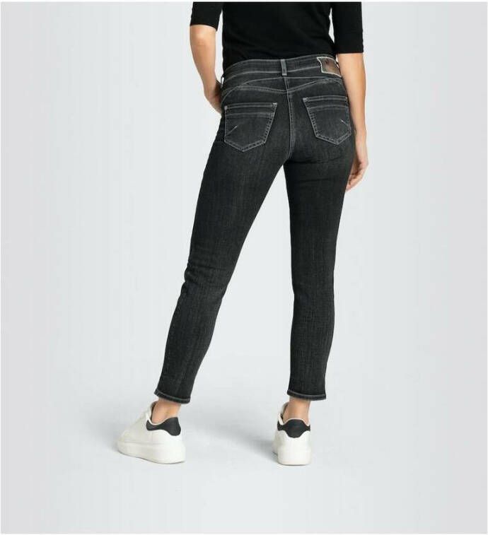 MAC Slim-fit Jeans Zwart Dames
