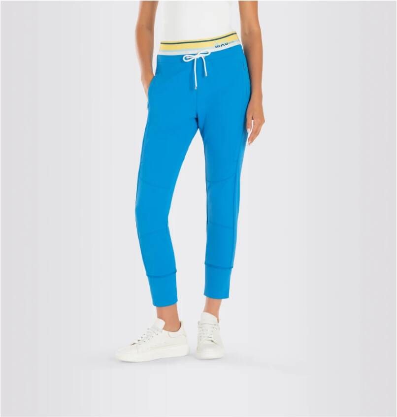 MAC Sweatpants Blauw Dames
