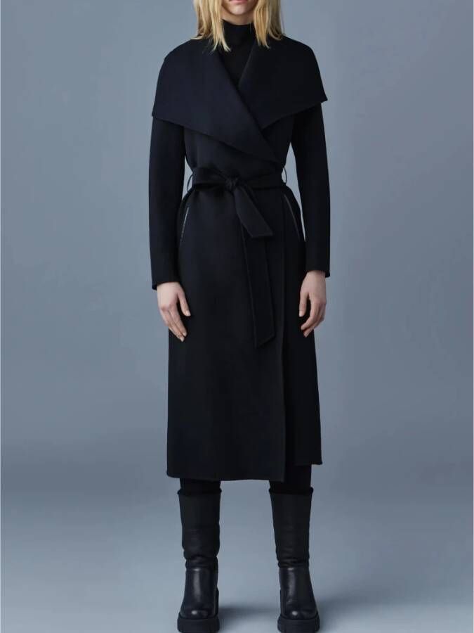 Mackage Lichte wollen jas Zwart Dames