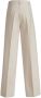 Magda Butrym Stijlvolle Leren Broek Beige Dames - Thumbnail 2